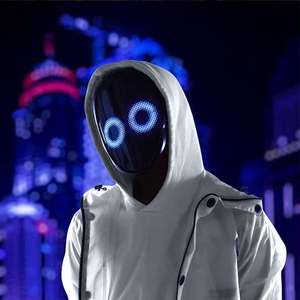 Yüz dönüştürme-Light Up programlanabilir maske App kontrollü şarj edilebilir Bluetooth uyumlu Led maske - Product Image 1