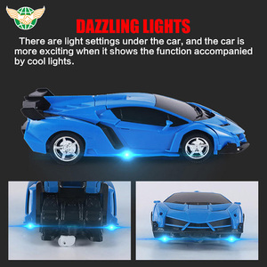 YF Großhandel 1:18 Transforming RC Cars Ein-Schlüssel-Verformung Rc Stunt Car Kinder Fernbedienung Roboter Auto Spielzeug für Kinder Geschenk - Product Image 5