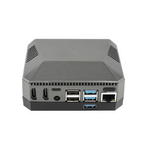 Raspberry Pi alloggiamento in lega di alluminio di quarta generazione riservato M.2 interfaccia interruttore di alimentazione ventola di raffreddamento Raspberry Pi 4b alloggiamento - Product Image 6