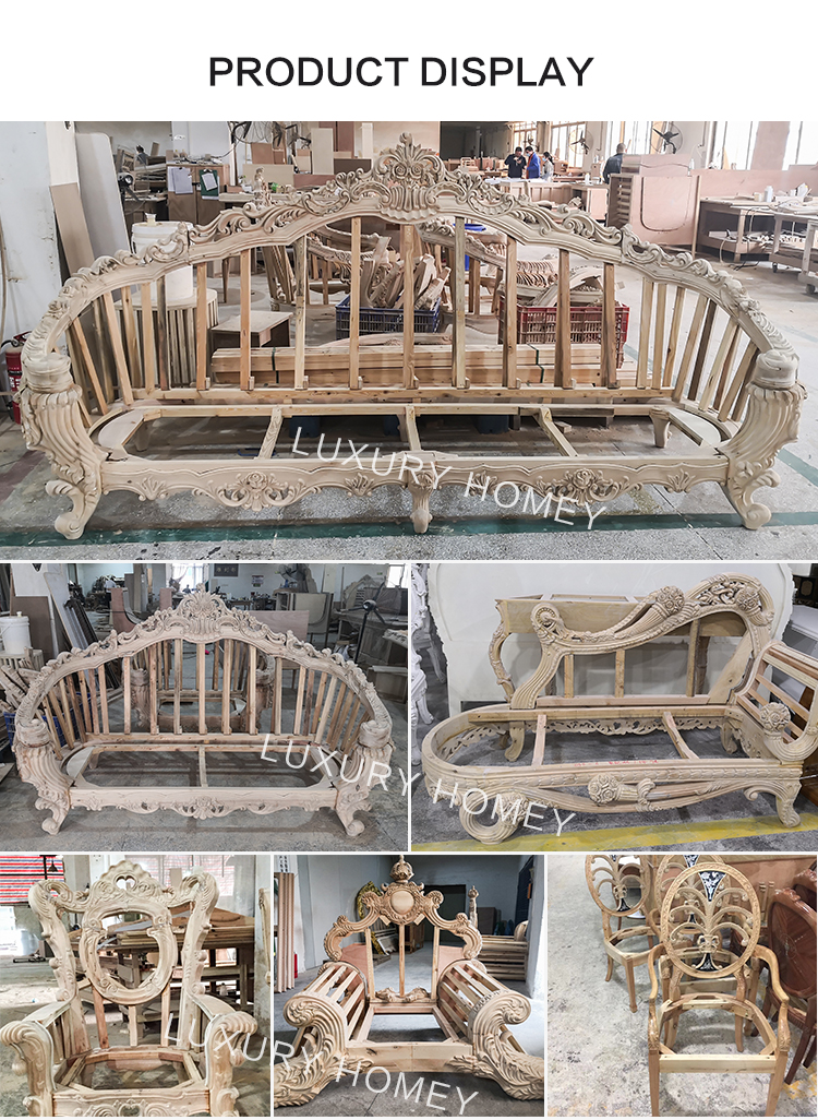 luxury dubai bedroom furniture set for sale from foshan