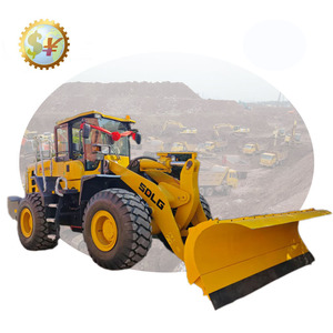 SDLG LG956F cargadora de ruedas 99% nuevo barato 5 toneladas Payloader Weichai Power Engine Mini cargador cubo hoja horquilla frontal cargador Motor - Product Image 1