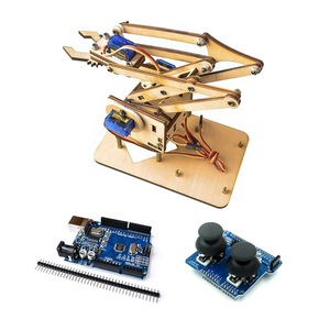 Vendite calde 4 DOF braccio robotico acrilico adatto per <span class=keywords><strong>Arduino</strong></span> kit <span class=keywords><strong>robot</strong></span>