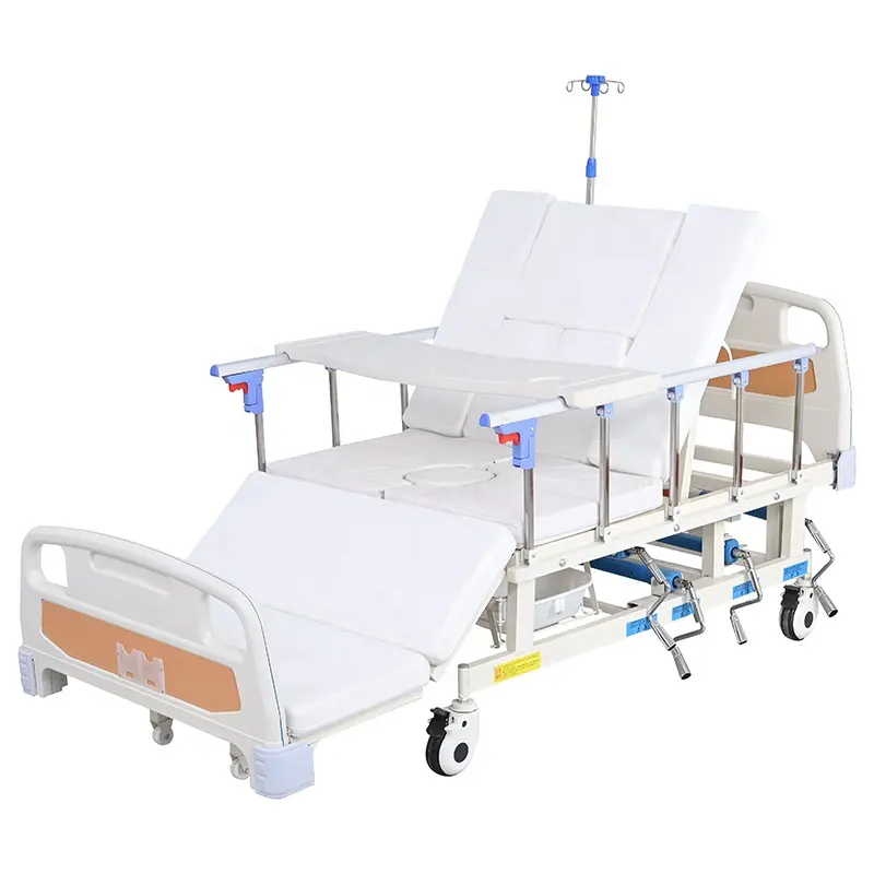 YSHB-HN04B Ysenmed手動看護ベッドマットレスマニュアル医療病院ホームケア看護ベッド看護シャンプーベッド