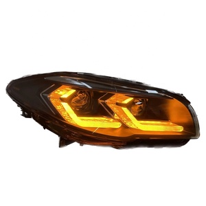 Sağ el sürücü RHD projektör lens LED farlar için 2010 2011 2012 2013 BMW 5 serisi F10 ile adaptif olmayan xenon - Product Image 1