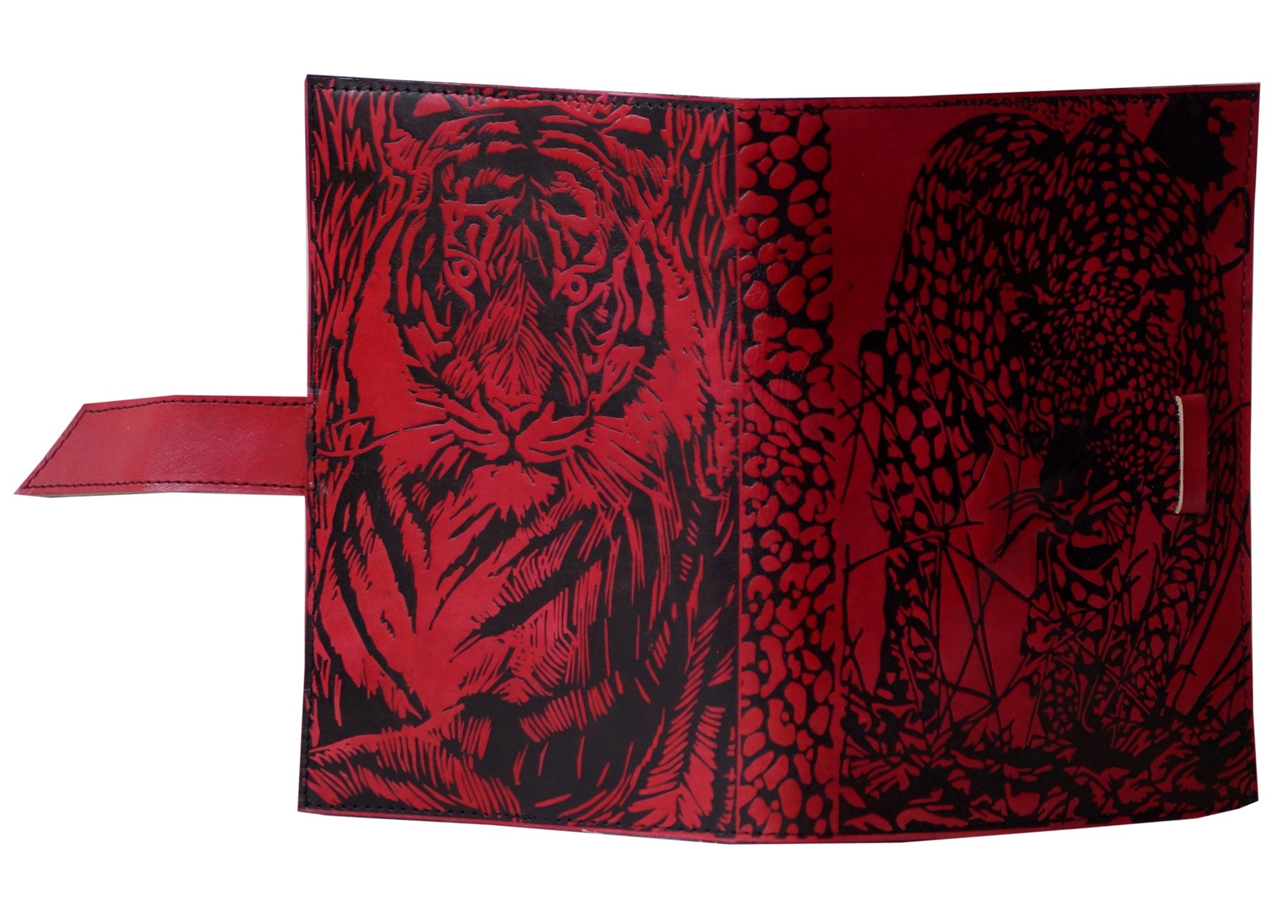 Black With red