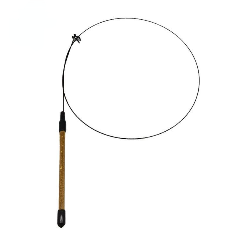 Tige de fil d'acier de PVC de Brown