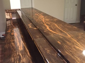 Pha Lê Rõ Ràng 3D Kim Loại Sàn <span class=keywords><strong>Epoxy</strong></span> Lớp Phủ Tùy Chỉnh Phong Cách Nhựa <span class=keywords><strong>Epoxy</strong></span> Cho Nhà Để Xe - Product Image 2