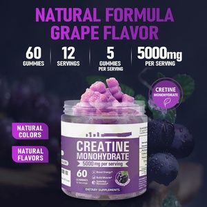 Private Label Pre Workout Supplement <strong>Alpha</strong> GPC Complex Creatine Monohydrate Gummies Muscle Growth Creatine Monohydrate Gummies - Product Image 3