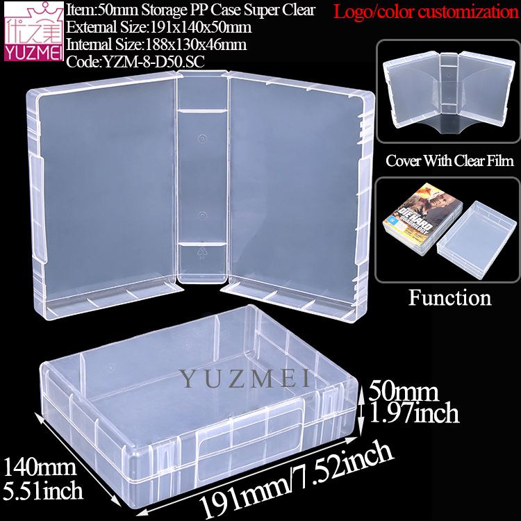 50mm Storage PP Case Super Clear