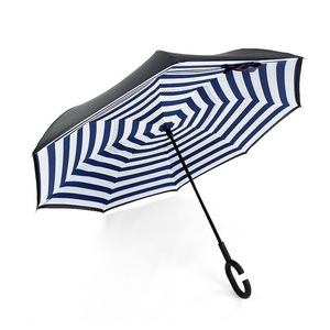 畅销2020倒伞带C柄倒伞23英寸手动开防雨透明伞防风 - Product Image 2