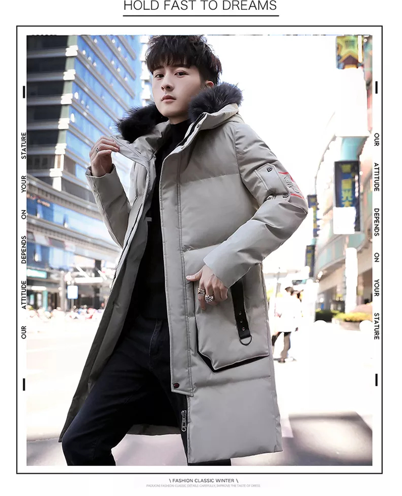 Winter Lightweight Padded Jacket Windproof Long Softshell Fleece Hoody Jacket 6