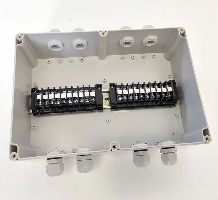 전자 용 PW004S-TBR10A-20P 플라스틱 인클로저 실외 접합 터미널 박스