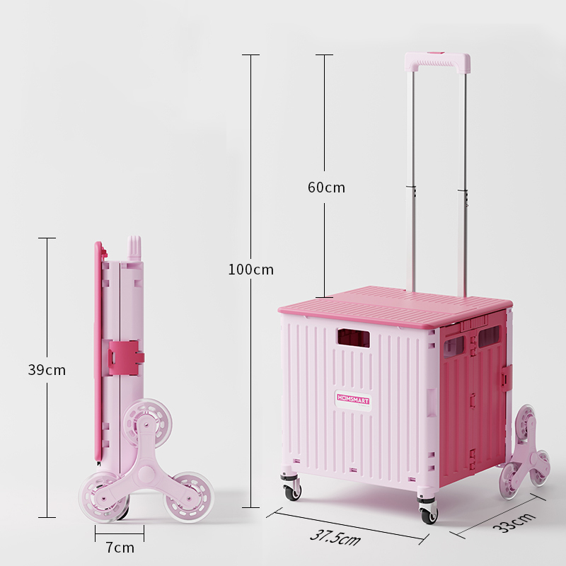 45L Pink with Climbing Wheel