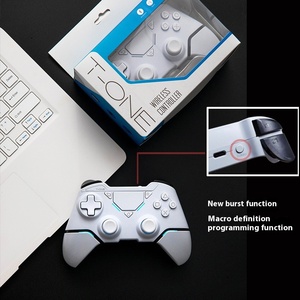 P4 Pro Controller di gioco Wireless sottile per PS5 PC Tablet IOS e Mobile controllo delle vibrazioni con doppia linea di connessione BT Controller - Product Image 3