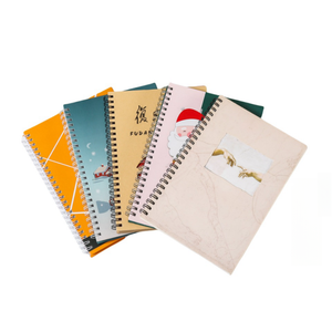 Fabricante personalizado LOGO espiral Kawaii Kraft papelería Bloc de notas diario cuaderno libro de ejercicios para estudiantes escolares - Product Image 1