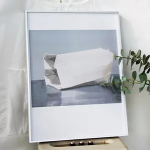 12x16黑木相框海报架批发木铁升华照片木架安全包装可接受