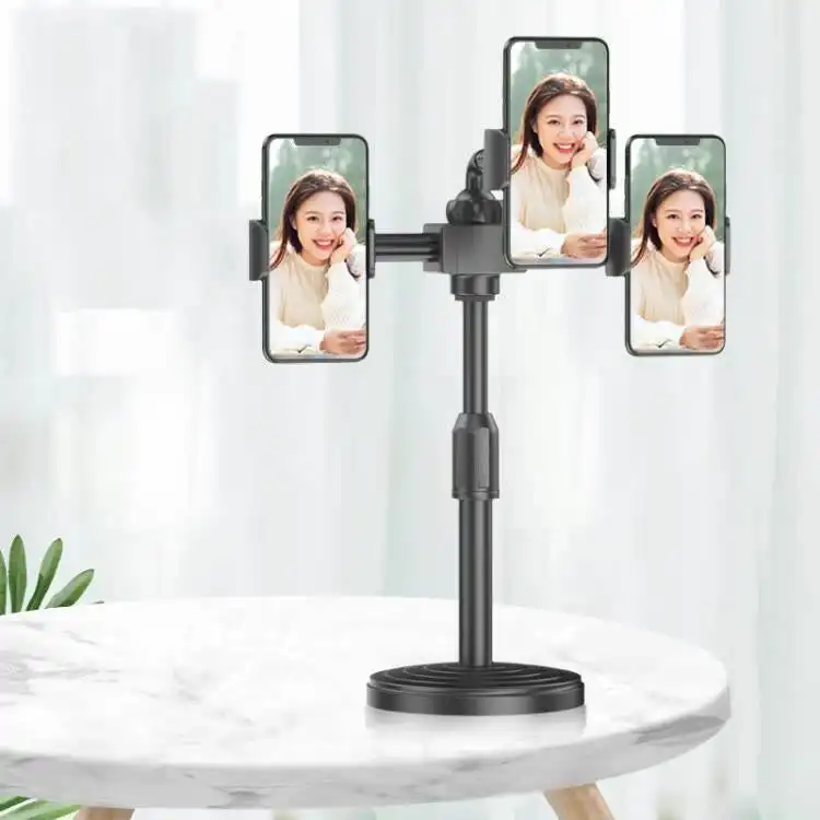 Set di posizioni alti supporto telescopico Selfie Stick supporti universali per telefoni cellulari regolabili supporto Vlog