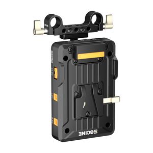 ZGCINE VP Kit3 V <strong>Mount</strong> Battery Plate Power Supply Splitter W/Standard V-Lock with 15 mm Rod Clamp and Adjustable Arm for Camera - Product Image 6