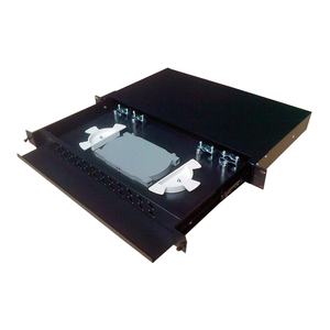 Caja de terminales de fibra óptica de rack 1U 12 24 48 puertos SC ST FC LC 1U Panel de conexión de fibra óptica de cajón - Product Image 6
