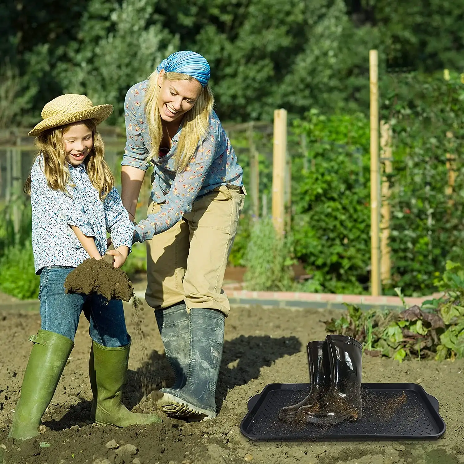 Plateaux de rangement pour chaussures de jardin, plateau de bottes multifonctionnel, caoutchouc Durable de haute qualité, meilleur vendeur, maison toutes saisons 3cm