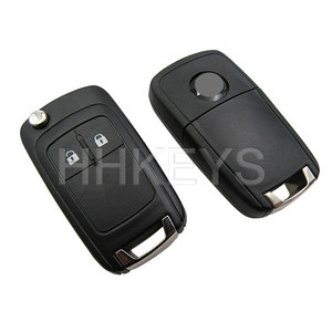 รีโมทควบคุมอเนกประสงค์สำหรับ Chevrolet Cruze 2ปุ่ม,รีโมทกุญแจรถยนต์โลโก้ทรงกลมอัจฉริยะ - Product Image 1