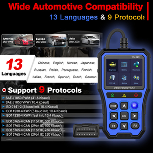 YM529OBDスキャナーOBD2コードリーダー車の自動診断ツールは、OBDIIプロトコルに基づいて製造されたすべての車で機能します - Product Image 4