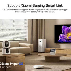 Xiao mi akıllı kamera C300 çift Lens 3mp Ai algılama kablosuz Ip güvenlik kamera desteği xiao mi HyperOS - Product Image 4