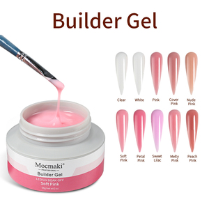 Wholesale 56g Nail Extension <strong>Gel</strong> <strong>Pink</strong> <strong>Clear</strong> Soak Off <strong>Gel</strong> Varnish Fast Extending UV Poly <strong>Gel</strong> Builder Polish for Nail Stretching - Product Image 3