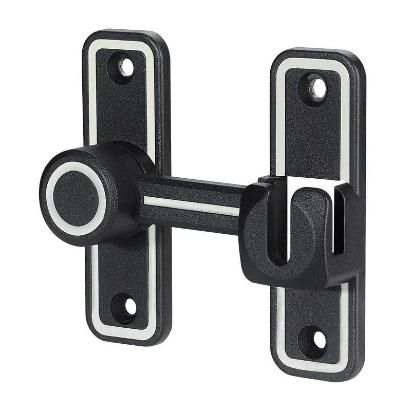 Punch-free 90 degree 180 degree universal door latch sliding door and window accessories barn door lock bathroom lock