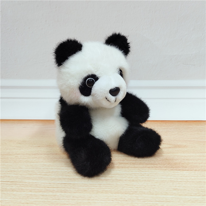 Serie di bambole a sacco di fagioli tascabili antistress da 13 cm: panda