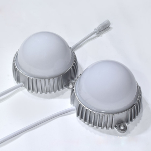 DMX512 8206IC Addressable Programmable Diameter 30mm 12V 0.75W RGB LED Pixel Module Point Lights