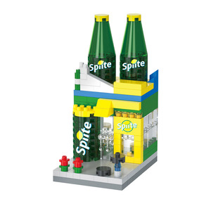 Unique Design Hot Sale <strong>Put</strong> <strong>Together</strong> a Eco-Friendly Material Mini Street View Building Blocks Set - Product Image 1