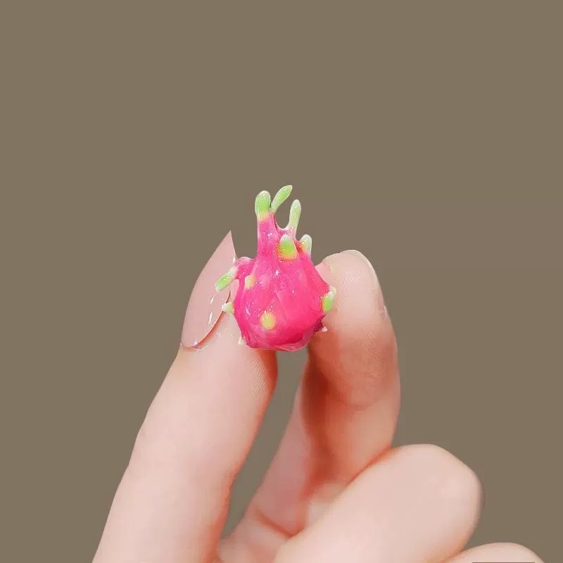 Dragon fruit brooch