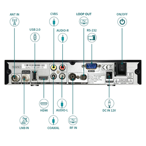 QUALITÀ H.265 Nuovo mp3 decoder irdeto set top box forte decoder satellitare software combo dvb-s2 dvb-t2 satellitare