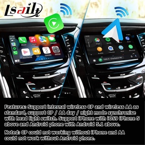 <strong>Android</strong> / Wireless CP AA Interface for Cadillac Escalade 2015- <strong>with</strong> <strong>Gps</strong> Navigation AA CUE System by Lsailt - Product Image 5