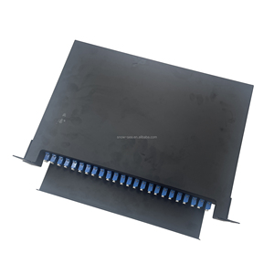 19'' 1U 48 Core LC Full-Load Drawer Type Rack Mounted Fiber Optic <strong>Patch</strong> <strong>Panel</strong> <strong>with</strong> 24pcs LC Duplex Adapter and 48pcs LC Pigtail - Product Image 5