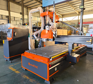 Marco de servicio pesado 1325 ATC CNC enrutador de madera 8X4ft cambiador automático de herramientas máquina de corte de carpintería con hoja de sierra de husillo oscilante - Product Image 3