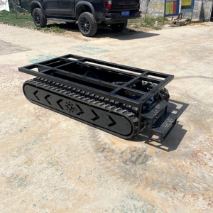 Customized Rubber Tracked Robot Platform <strong>Chassis</strong> Electric Remote Control Track <strong>Chassis</strong> - Product Image 2