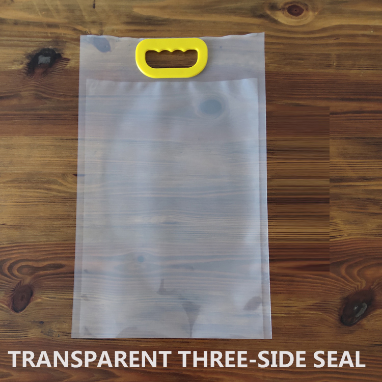 Sello transparente de tres lados