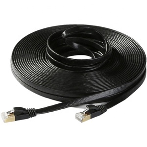 RY สายเคเบิลเครือข่ายอีเทอร์เน็ตและสายเคเบิลเครือข่ายแลนสำหรับเราเตอร์50FT CAT7 15เมตรสายเคเบิลเครือข่าย CAT7ชุบทอง8P8C RJ45 - Product Image 1