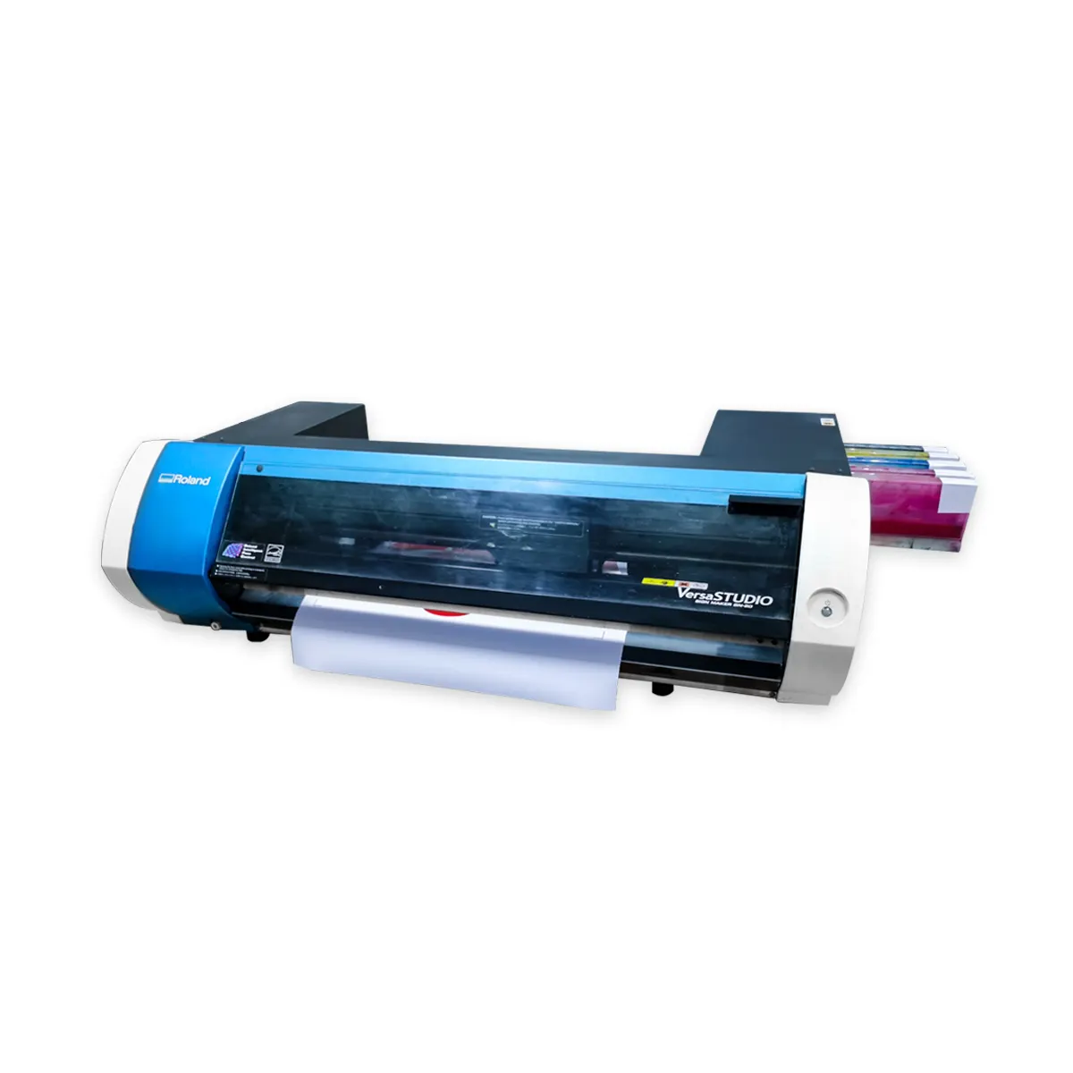 Gebrauchte Druckmaschine aus zweiter Hand roland-bn20 Drucken und Schneiden in einem Roland Versa studio BN20-Drucker
