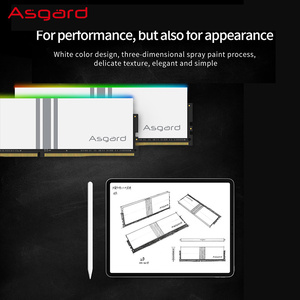 Asgard Ram RGB 16GB (8GX2) ชุดหน่วยความจำ Ram Ddr4 3200Mhz X.M.P สำหรับเกมพีซีเดสก์ท็อปกรณีระบายความร้อนด้วยน้ำการซิงโครไนซ์แสงสว่าง - Product Image 3