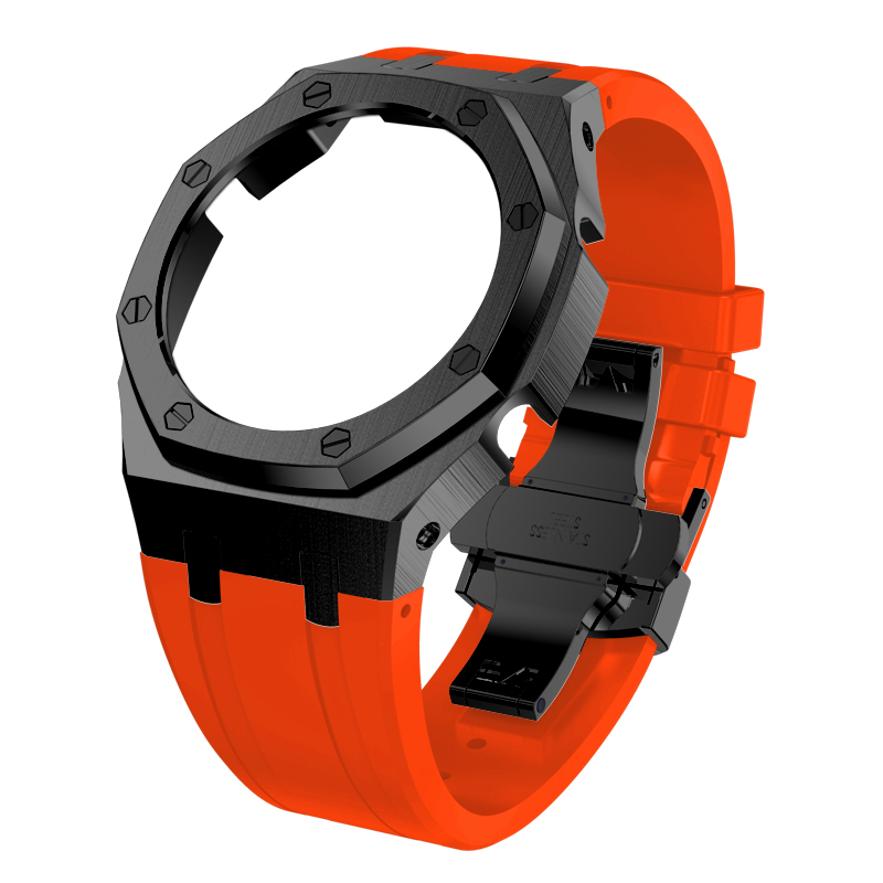 Boitier noir noir orange