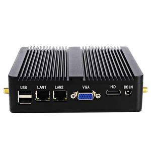 Tragbarer Quad-Core-Minicomputer J4125 8g RAM 128GB M.2 Ssd Dual Rj45 Lan Dual Rs 232 Com Linux/ Win10 Pro Lüfter loser Mini-PC - Product Image 1
