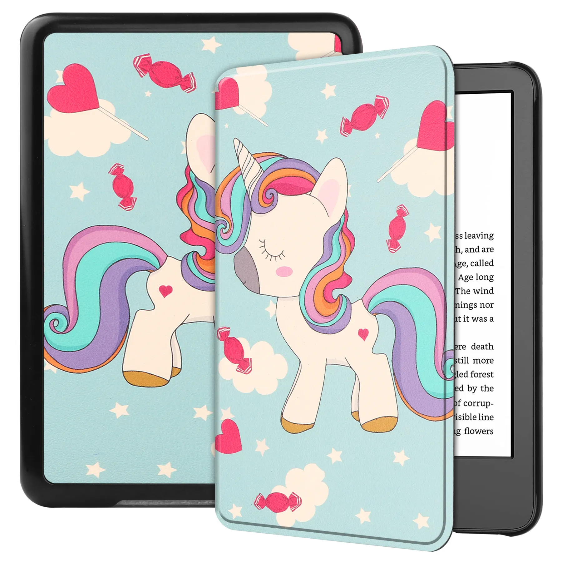 Премиум искусственная кожа книжный чехол смарт-защитный чехол для 6 дюймов Kindle 11-го поколения 2022 Funda для Kindle 11 Gen чехол