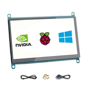 ポータブル5インチTNラズベリーパイLCDディスプレイキット800*480 HDMモニターWindows用11/10/7ブラックBBラズベリーパイ4 - Product Image 1