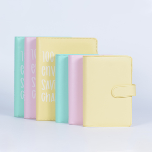Cuaderno de PU de oficina para estudiantes recomendado con hebilla magnética Multi-Color Opcional Línea horizontal Encuadernación en espiral Página en blanco - Product Image 5