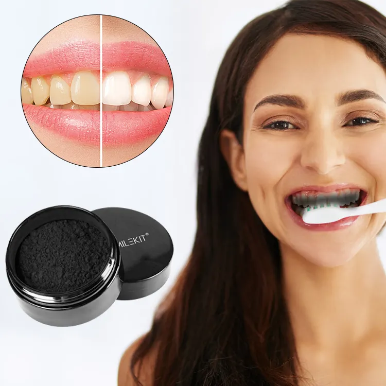 Ce Certification 30g Activated Charcoal Powder Mint Flavor Charcoal Whitening Teeth with Private Logo