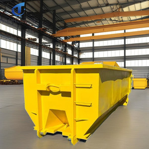 工厂生产的耐用的10立方米吊钩提升容器用于建筑垃圾 - Product Image 1