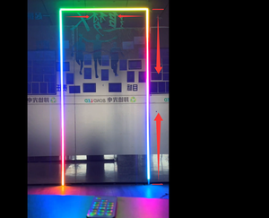 แถบไฟ LED แบบโปรไฟล์อลูมิเนียม DC 24V/12V ไฟ LED รูปม้า RGB แบบตั้งโปรแกรมได้สีเต็มรูปแบบสวยงาม - Product Image 1